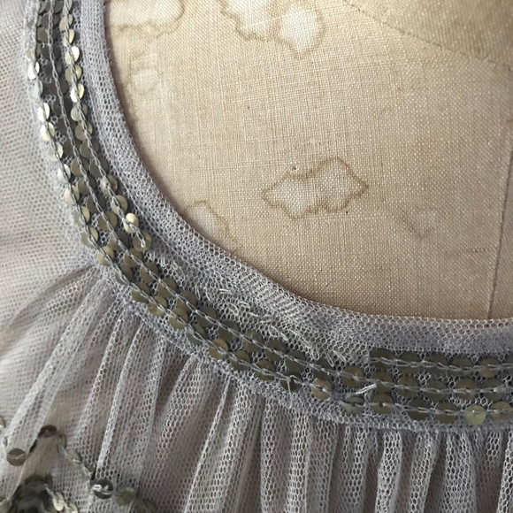 Free People Sheer Sequined Top - Picture 4 of 4